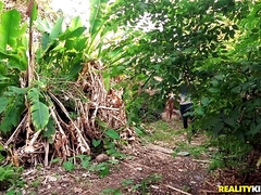 Tussi, Grosser schwanz, Vollbusig, Schwarz, Hardcore, Natürlichen titten, Realität, Titten