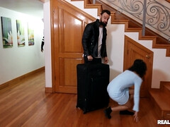 Schwarz, Blasen, Schwanz, Füsse, Fetisch, Natürlichen titten, Muschi, Titten