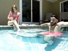 ブロンド, フェラチオ, チン, バック, 家族, なめる, オマンコ, 禁句