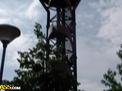 アナル, デカパイ, 茶髪の, ヒール, 下着, オナニー, ピアス, タトゥー