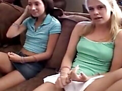 Chloe 18 and Little Summer's brunette porn by Premium GFs