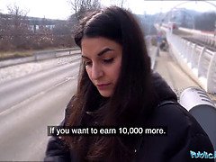 Amateur, Sucer une bite, Tchèque, Hard, Orgasme, Pov, Public, Nénés