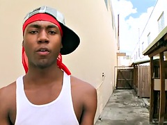 Enthousiasteling, Anaal, Zwart, Zwart, Homo, Buiten, Openbaar