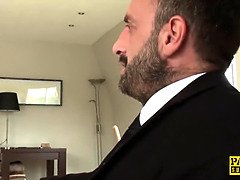 Grosser schwanz, Fesselspiele, Britisch, Sperma im mund, Domination, Fetisch, Hd, Rau