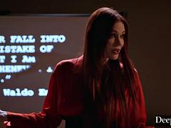 アナル, デカパイ, ブロンド, フェラチオ, ボンデージ, イく瞬間, フォアサム, 赤毛