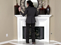 デカパイ, 茶髪の, オナニー, 裸, オマンコ, 一人, おもちゃ, 濡れ