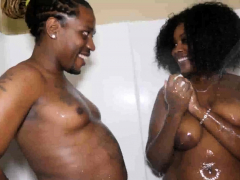 素人, ぽっちゃり, 黒人, 黒人, Hd, レズビアン, シャワー