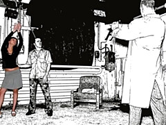 18, 69, 茶髪の, 指いじり, キス, 下着, ガリガリ, ストリッピング