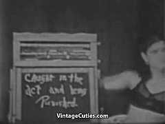 A sex teacher teaches a woman 1940s