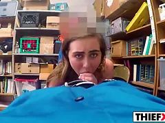 素人, お尻, デカチン, フェラチオ, 怪物, オフィス, お仕置き, ティーン