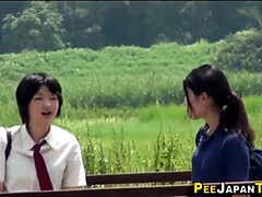 Amateur, Asiático, Fetiche, Japonés, Al aire libre, Realidad, Estudiante, Voyeur