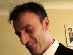 Blasen, Braunhaarige, Hundestellung, Hardcore, Hd, Strümpfe