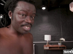 Alyssia Bounty gets assfucked and facialed by Freddy Gong