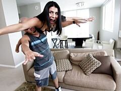 Grote kont, Grote lul, Grote mammen, Bruinharig, Hondjeshouding, Buiten, Mager, Tiener