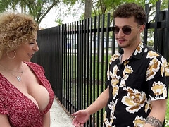 Gorda, Verga grande, Tetas grandes, Mamada, Sexo duro, Al aire libre, Realidad, Pelirrojo