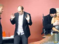 Grote lul, Grote mammen, Blond, Man die toekijkt, Kwartet, Hd, Latijnse vrouw, Spaans