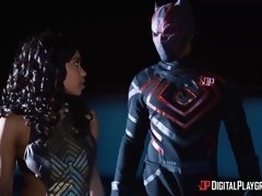 デカチン, 黒人, フェラチオ, イく瞬間, 顔射, キス, マスク, オッパイの