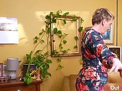 Busty Mature Lady Masturbates with Sex Toys and Orgasms Loudly