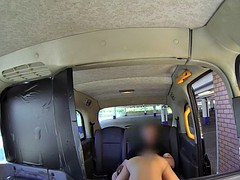 Cab driver fucks blonde babe ass hole
