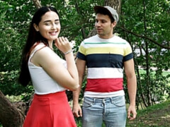 デカ尻, 黒人, フェラチオ, 茶髪の, 指いじり, 手コキする, ストッキング, ティーン