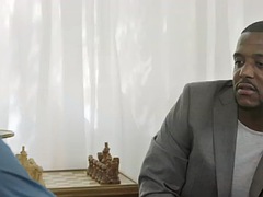 アナル, 黒人, フェラチオ, 黒人, 手コキする, 異人種間, 筋肉, タトゥー