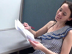 フェラチオ, 茶髪の, 中出し, ティーン