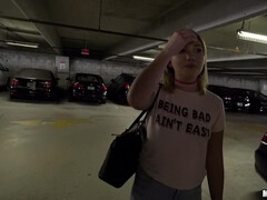 Coquettish Blond Hair Babe Fucks For Money 1 - Public Pickups