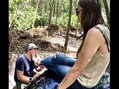 Amateur, Sadomasoquismo, Dominación, Pies, Dominacion femenina, Humillación, Amante, Al aire libre