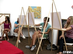 Grosse titten, Braunhaarige, Cfnm, Süss, Schwanz, Gruppe, Hd, Milf