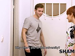 Pijpbeurt, Mollig, Oudere vrouw, Hd, Keuken, Rijpe lesbienne