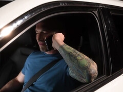 Grosse bite, Sucer une bite, Voiture, Papa, Gorge profonde, Queue, Masturbation, Public