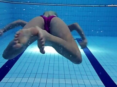 Blonde, Femelle, Hd, Nudiste, Piscine, Softcore, Solo, Sous marin
