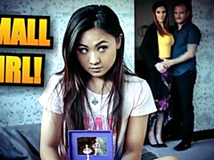 アジア人, デカ尻, デカチン, フェラチオ, 娘, 女 人男 人, Hd, 母