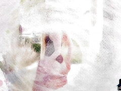 Southern redhead mommy gets wet outdoor