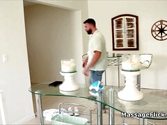 Schwarz, Blasen, Schwarz, Hardcore, Interrassisch, Massage, Öl, Dusche