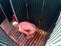 Leie, Tschechisch, Hd, Pool, Öffentlich, Spanner