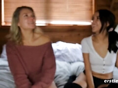 Cul, Allemand, Lesbienne, Naturelle, Mamelons, Pov, Chatte, Douche