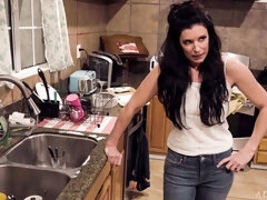 Zwart, Pijpbeurt, Bruinharig, Hondjeshouding, Handbeurt, Interraciaal, Trio, Tieten likken