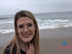 Leie, Tussi, Strand, Blasen, Besamung, Freundin, Hardcore, Pov
