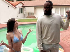 18 летние, Большой член, Минет, Брюнетки, Межрасовый секс, Белье, Молоденькие