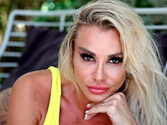 デカパイ, ブロンド, フェラチオ, バック, ハードコア, 淫乱熟女, タトゥー, オッパイの