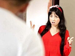 デカ尻, デカチン, フェラチオ, 茶髪の, 自然山雀, ティーン, 三人, オッパイの