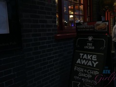 Pijpbeurt, Bruinharig, Sperma, Vriendin, Harig, Dikke tepels, Douche, Tieten likken