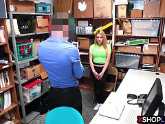 Blonde, Sucer une bite, Attrapée, Hard, Hd, Bureau, Police, Réalité