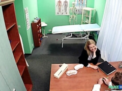 Amateur, Médico, Estilo perrito, Lamidas, Enfermera, Oficina, Coño, Uniforme