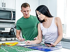 Grote kont, Grote lul, Pijpbeurt, Bruinharig, Hondjeshouding, Natuurlijke tieten, Tiener, Tieten likken