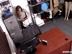 Grosser arsch, Grosser schwanz, Blondine, Kehlenfick, Handjob, Hd, Büro, Jungendliche (18+)