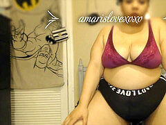 ぽっちゃり, デカ尻, ぽちゃ, オナニー, 一人, おもちゃ