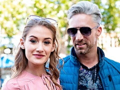 Blasen, Frau frau mann, Handjob, Küssen, Rasiert, Kurzes haar, Jungendliche (18+), Flotter dreier