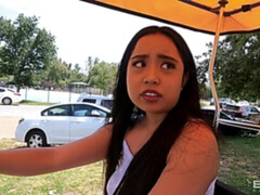 Amateur, Gros cul, Grosse bite, Gros seins, Sucer une bite, Brunette brune, En levrette, Adolescente